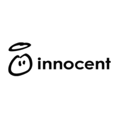 Das Logo der Firma innocent, welche unsere Telefonzellen/Telefonkabinen/Telefonboxen/Raum In Raum Systeme/Meetingboxen in ihrem Büro nutzt. 